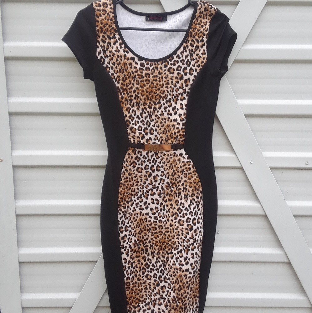 Cheetah Print Dress